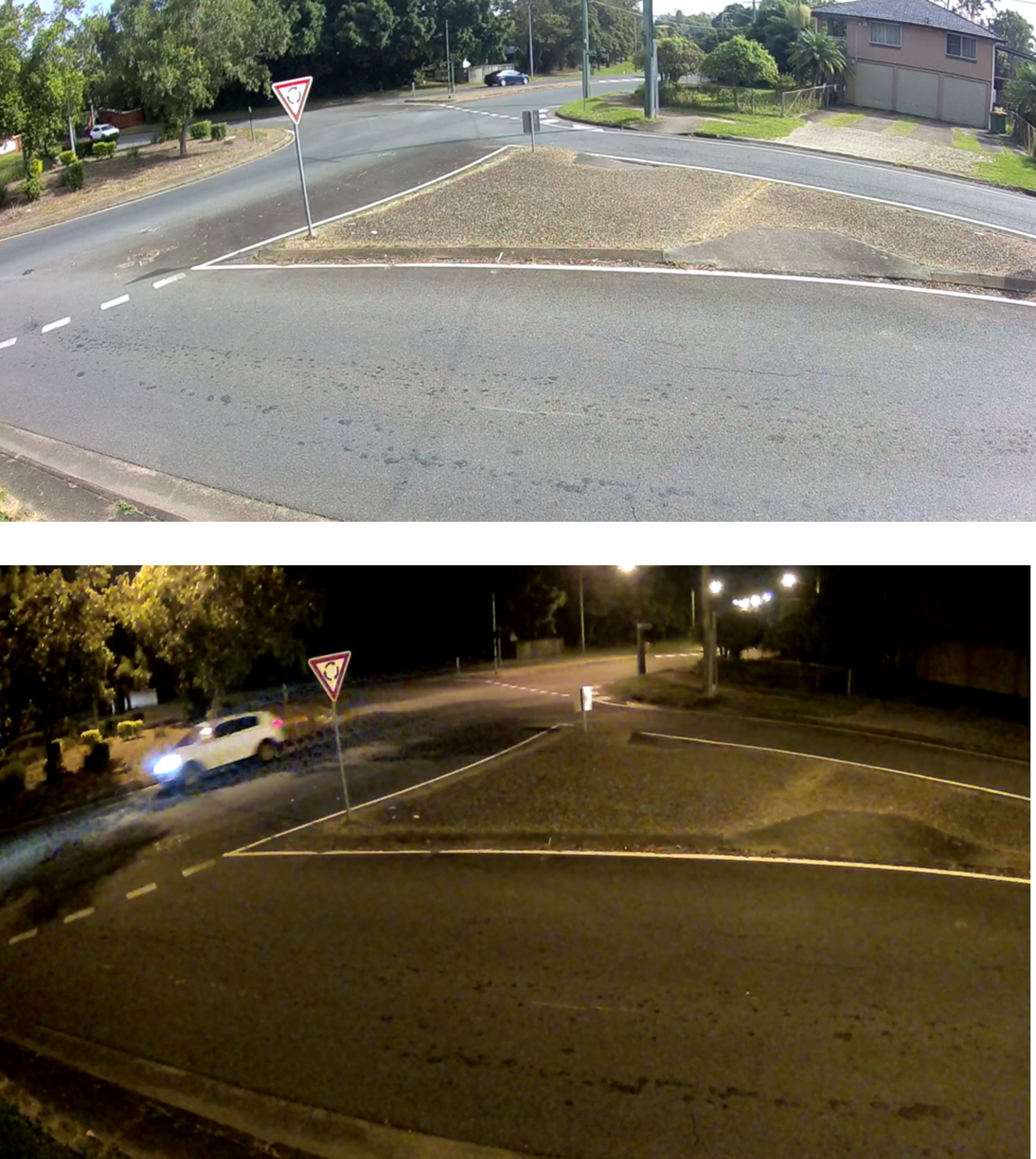 Day and night comparison